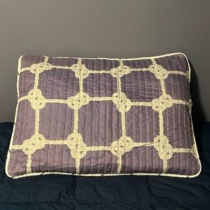 Nautical pillow sham